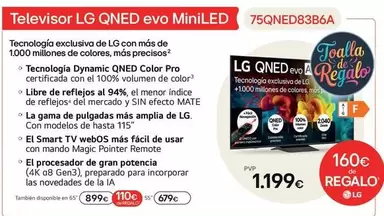LG - Televisor Qned Evo Miniled