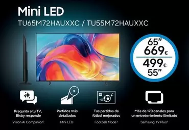 Samsung - Mini Led Tu65m72hauxxc/tu55m72hauxxc