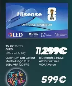 Hisense - Tv 75 75e7q Qled