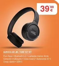 JBL - Auricular Tune 527 Bt