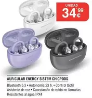 Energy - Auricular Sistem Chicpods