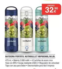 Nutribullet - Batidora Portátil