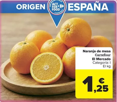 carrefour - Naranja De Mesa El Mercado