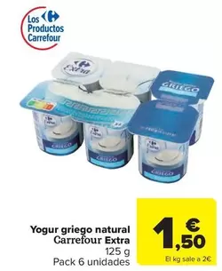 carrefour - Yogur Griego Natural Extra