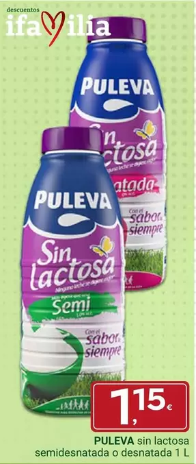 Puleva - Sin Lactosa Semidesnatada O Senaltada