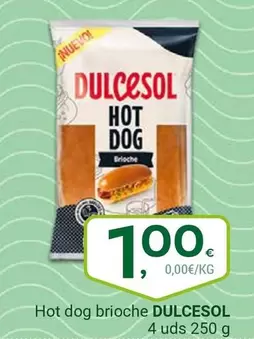 Dulcesol - Hot Dog Brioche