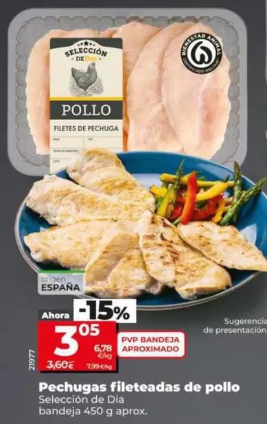 Seleccion De Dia - Pechugas Fileteadas De Pollo