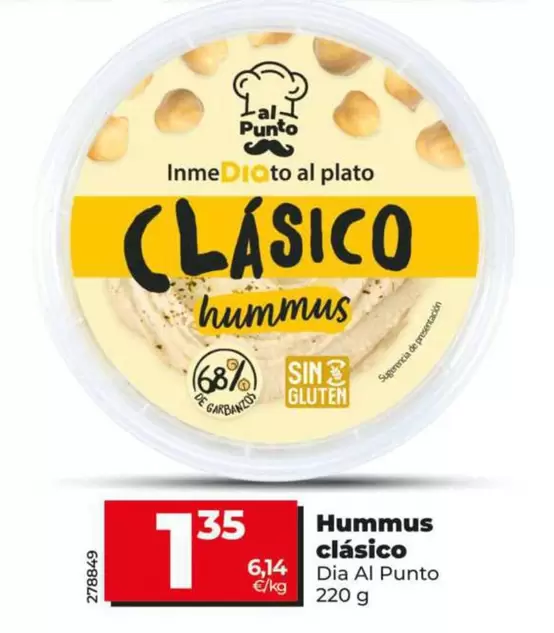 Dia Al Punto - Hummus Clásico