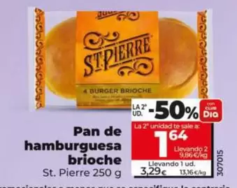 St. Pierre - Pan De Hamburguesa Brioche