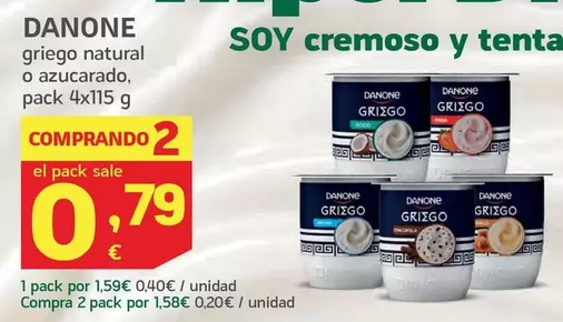 Danone - Griego Natural O Azucarado