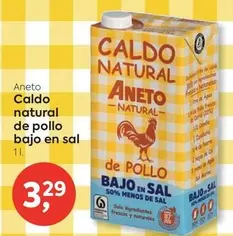 Aneto - Caldo Natural De Pollo Bajo En Sal
