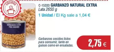 abordo - Garbanzo Natural Extra