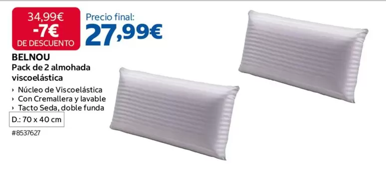Seda - Pack De Almohada Viscoelàstica