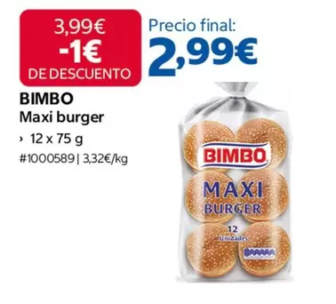 Bimbo - Maxi Burger