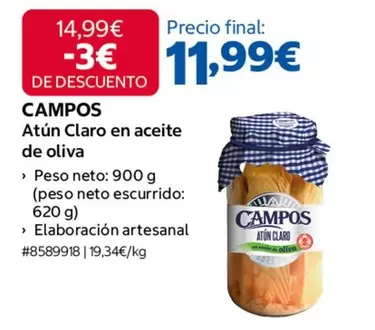 Campos - Atún Claro En Aceite De Oliva