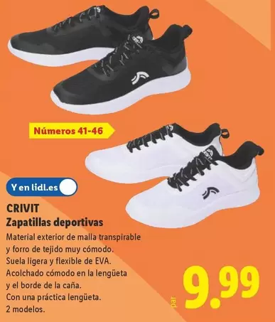 Crivit - Zapatillas Deportivas