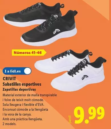 Crivit - Zapatillas Deportivas
