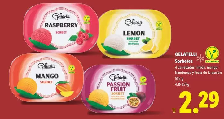 Gelatelli - Sorbetes