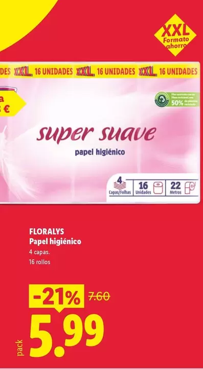 Floralys - Papel Higiénico