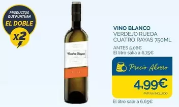 Cuatro Rayas - Vino Blanco Verdejo Rueda