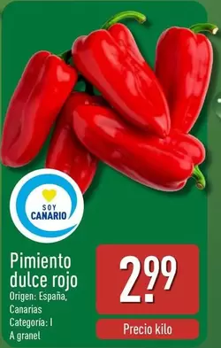 Pimiento Dulce Rojo