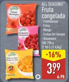 All Seasons- Fruta Congelada