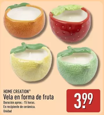 Home Creation - Vela En Forma De Fruta