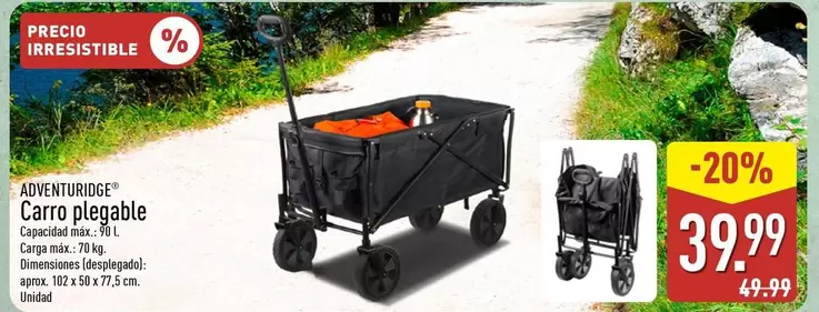Adventuridge - Carro Plegable