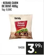 Family - Kebab Carn De Boví