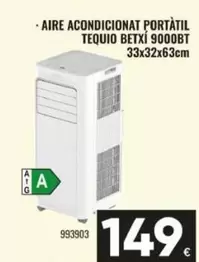 Tequio - Aire Acondicionado Portatil Betxi 9000BT