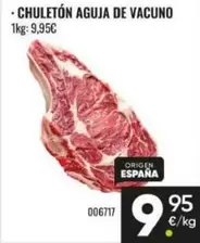 Chuletón Aguja De Vacuno