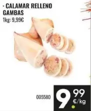 Calamar Relleno Gambas