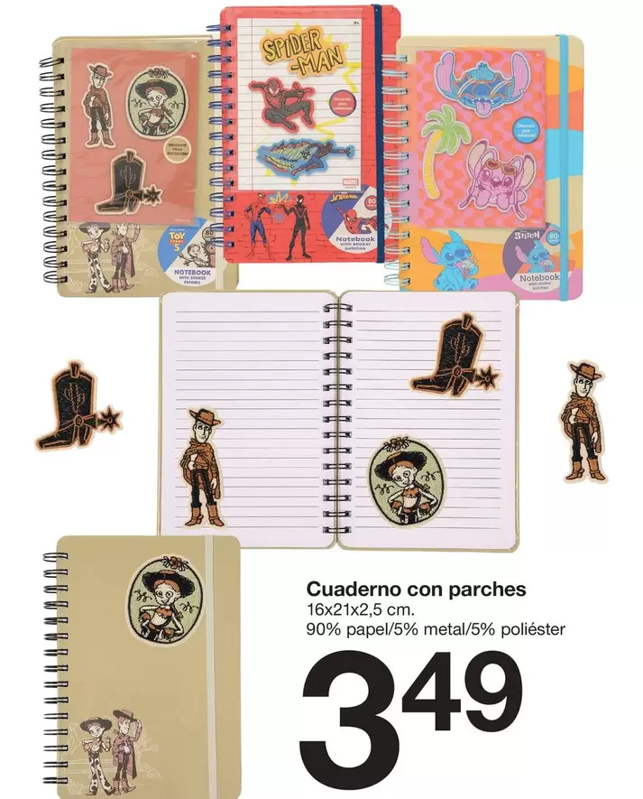 Cuaderno Con Parches