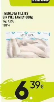 Family - Merluza Filetes Sin Piel