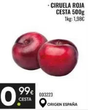 origen - Ciruela Roja