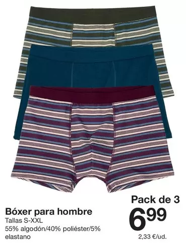 Boxer Para Hombre