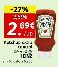Heinz - Ketchup Extra Control