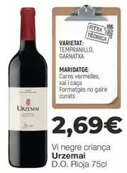 Tempranillo - Vi Negre Crianca