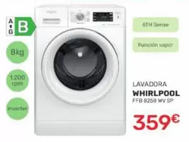 Whirlpool - Lavadora FFB 8258 WV SP