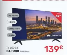 Daewoo - TV Led 32"