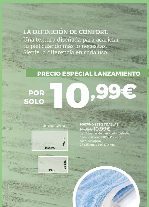 Confort - Set 2 Toallas