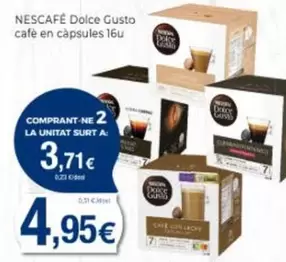 Nescafé - Dolce Gusto Cafe En Capsules