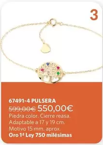 Oro - 67491-4 Pulsera