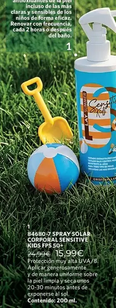 Spray Solar Corporal Sensitive Kids FPS 50+