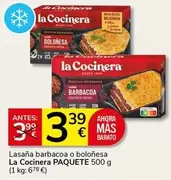 La Cocinera - Lasana Barbacoa O Bolonesa