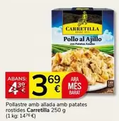 Carretilla - Pollastre Amb Allada Amb Patates Rostides