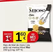 Risi - Xips De Blat De Moro I Xia Amb Sal Marina
