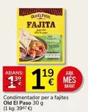 Old El Paso - Condimentador Per A Fajites