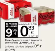 Coca-Cola - Zero Sucre O Zero Sucre Zero Cafeina
