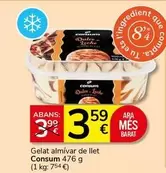 Consum - Gelat Almivar De Llet